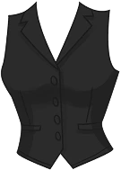 Black waistcoat